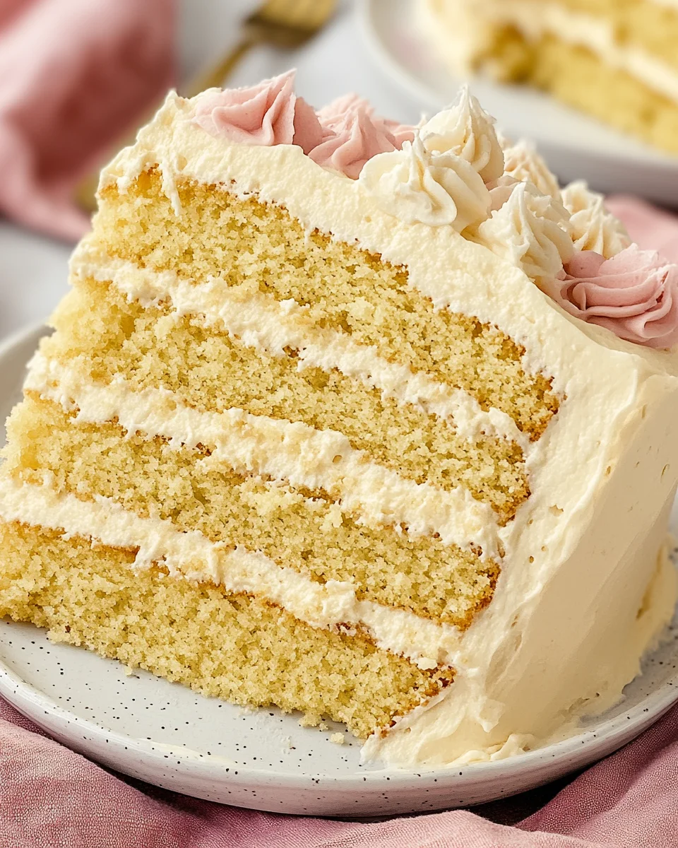 Homemade Vanilla Cake