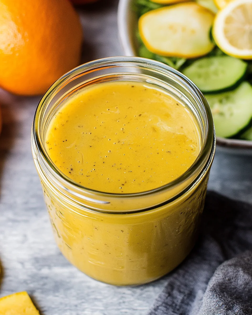 Honey Lemon Vinaigrette Salad Dressing Recipe