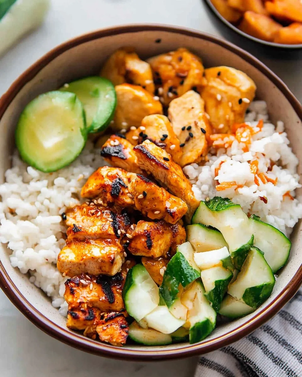 Hot Honey Chicken Bowls