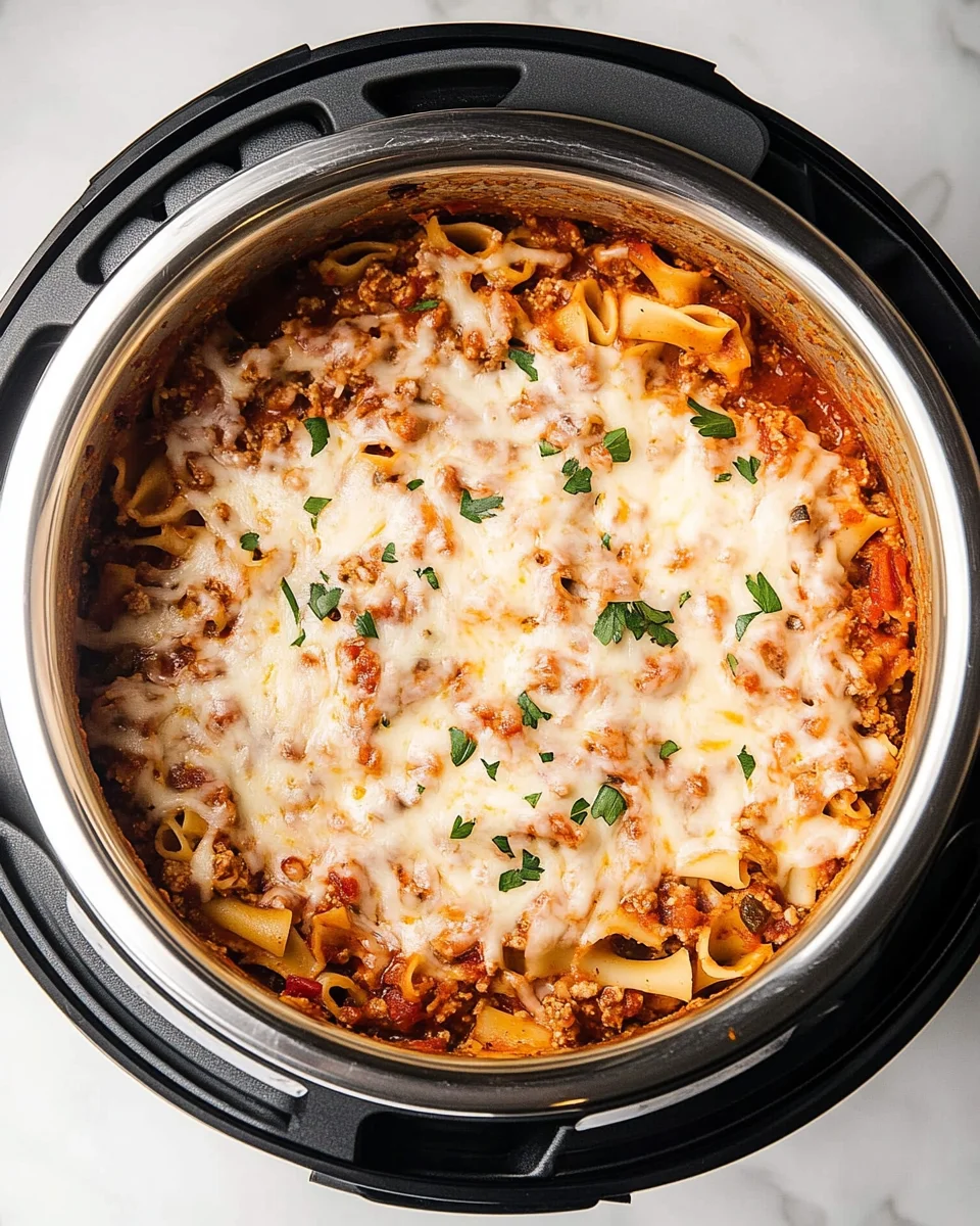 Instant Pot Lazy Lasagna