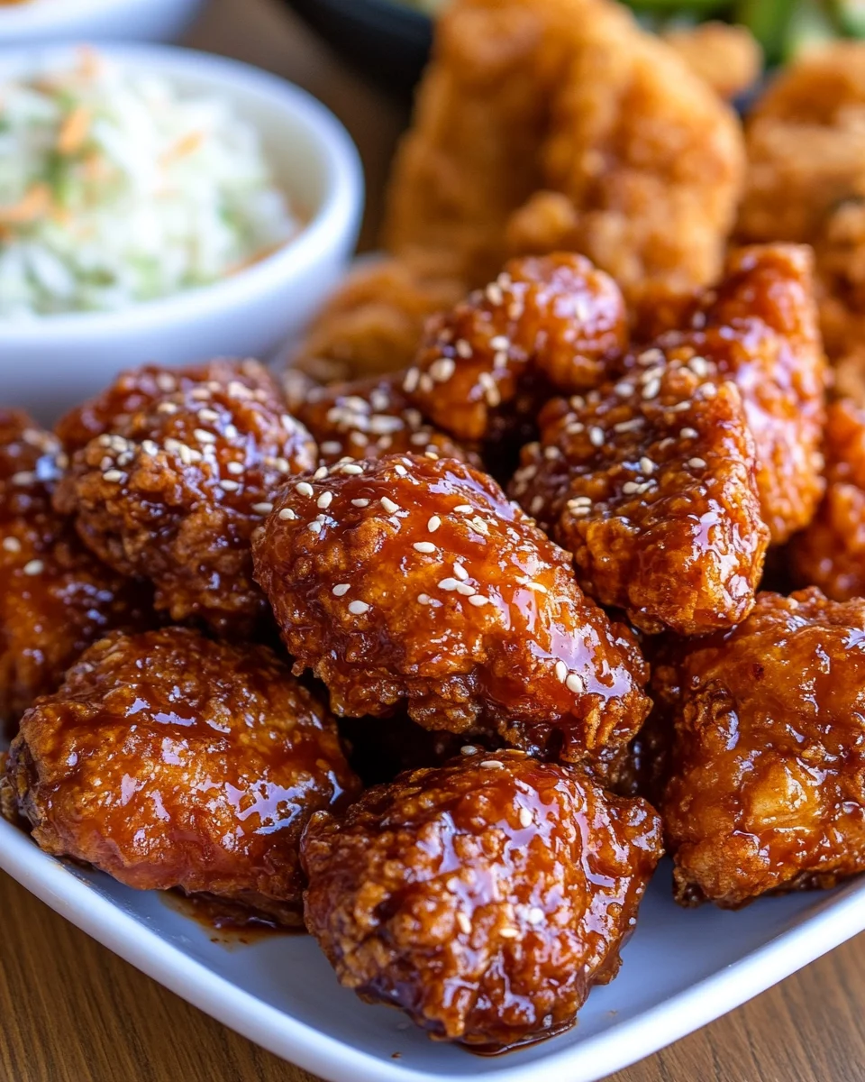 Korean Fried Chicken (Yangnyeom Chicken)