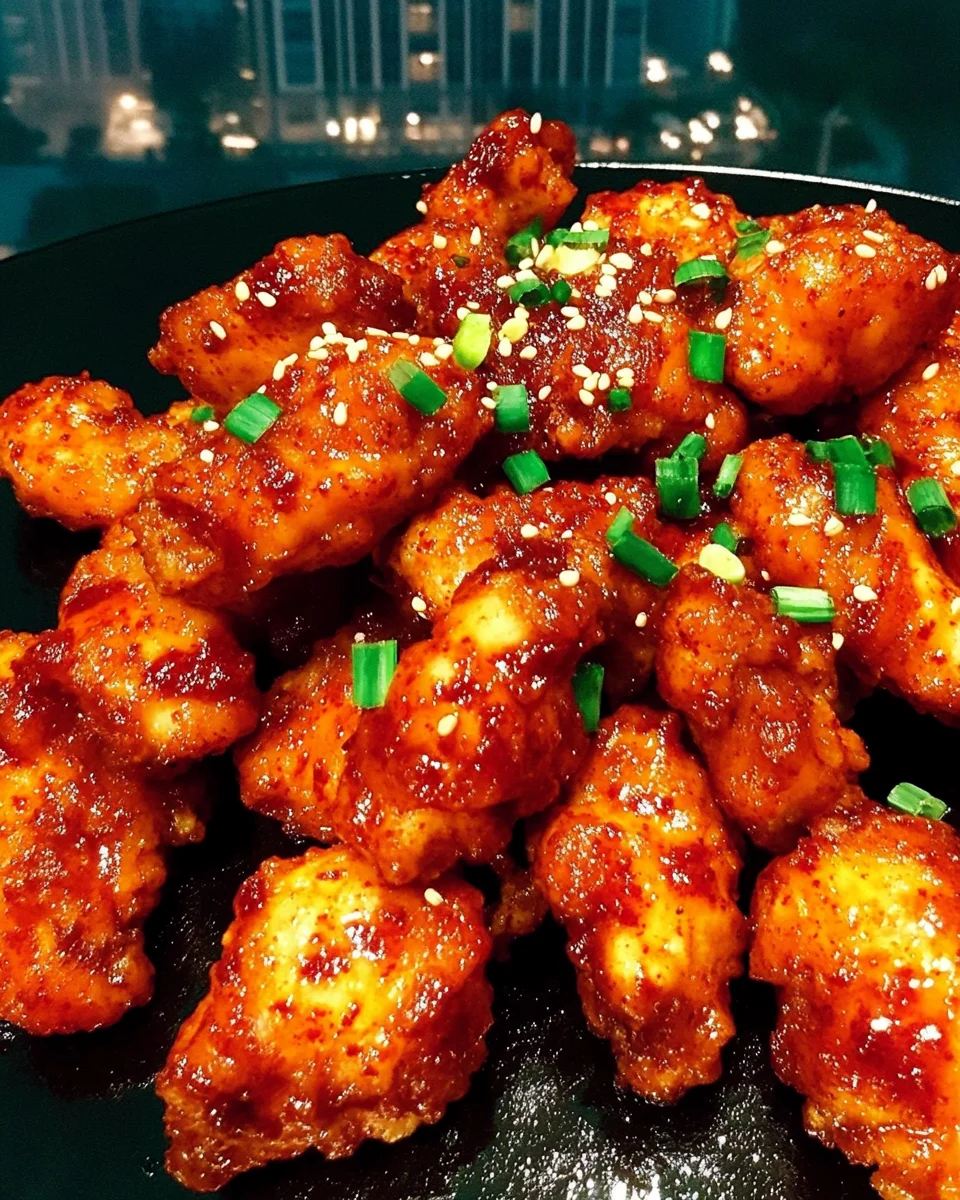 Korean Spicy and Sweet Fried Chicken