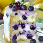 Lemon Blueberry Cheesecake Cake