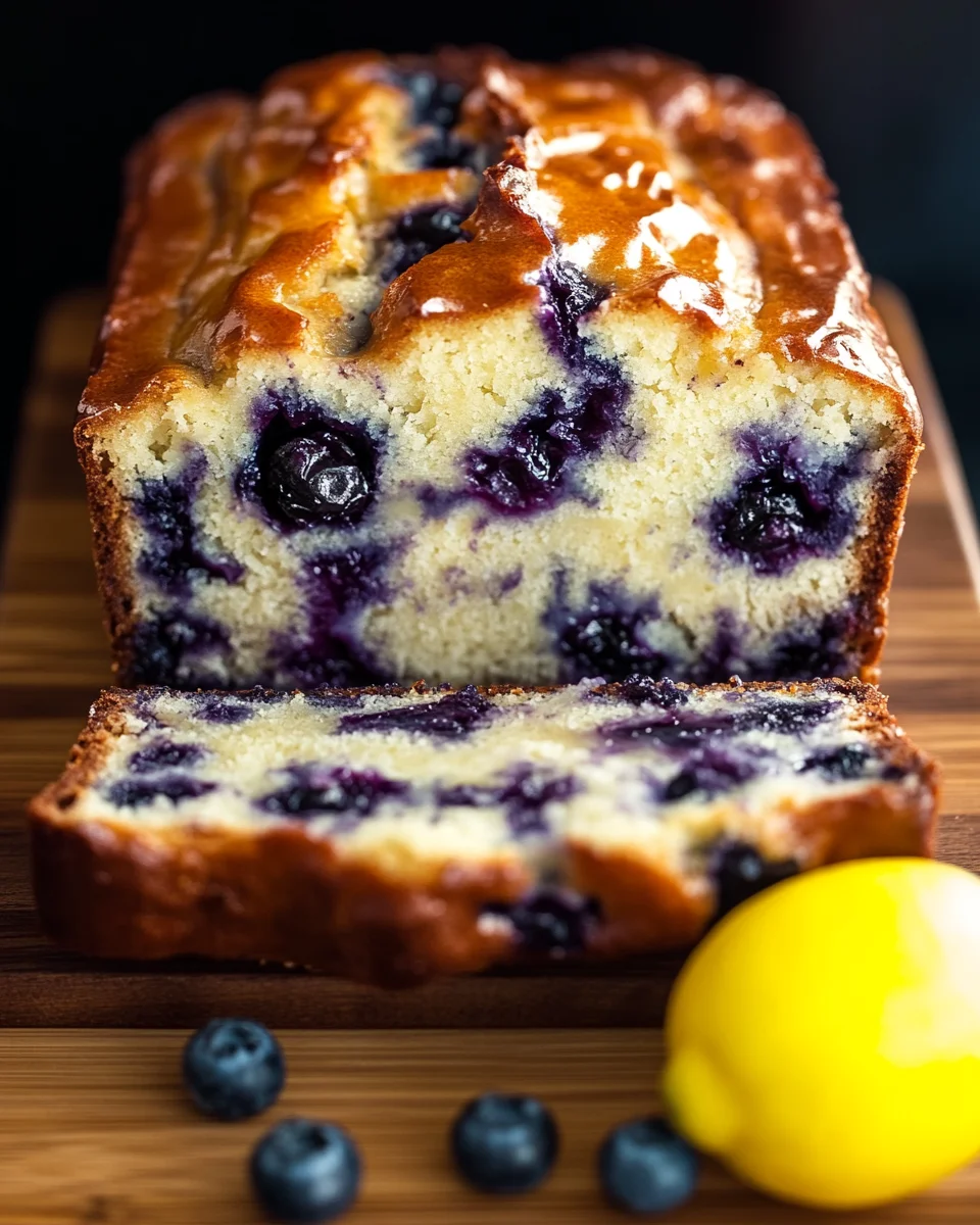 Lemon Blueberry Yogurt Loaf