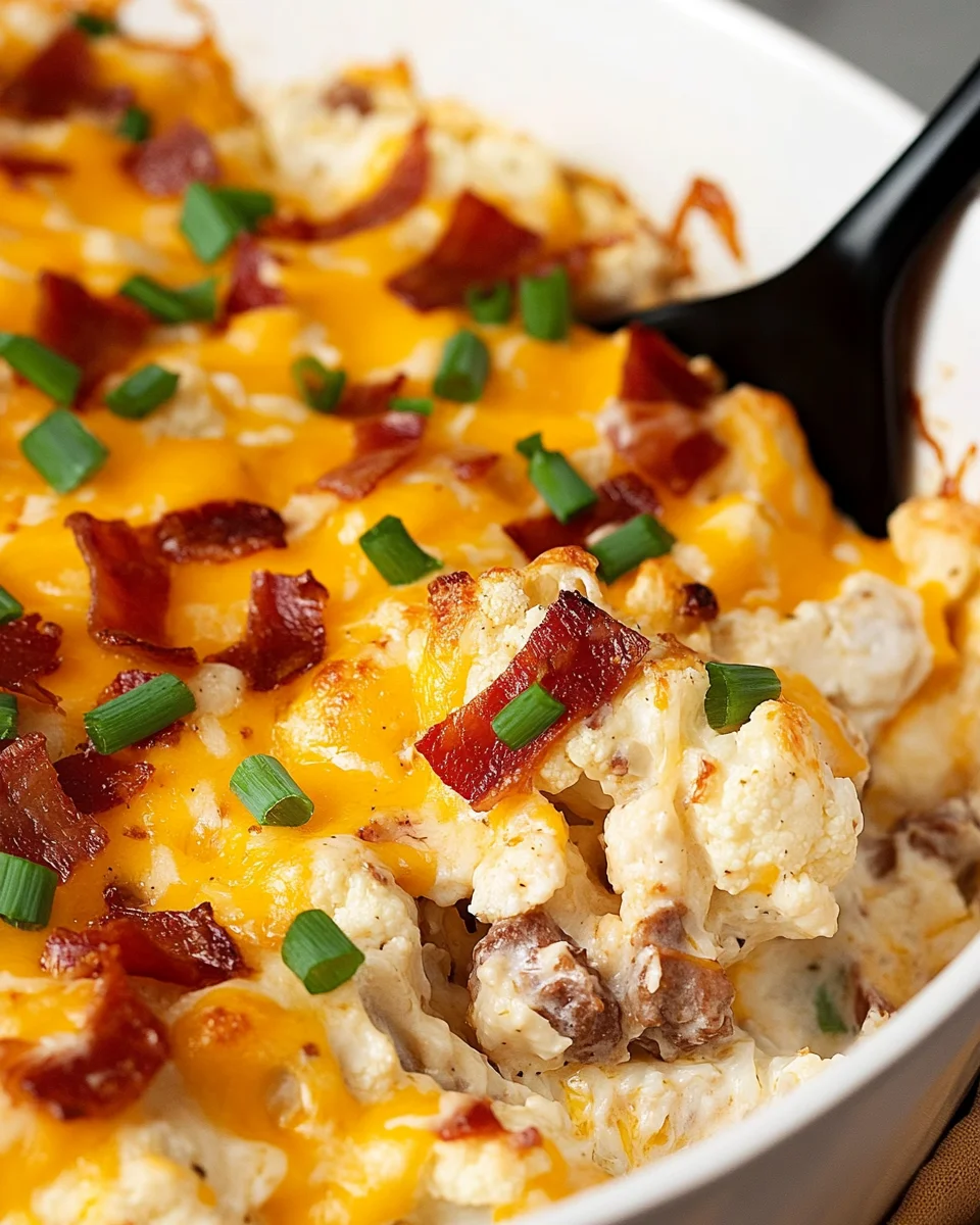 Loaded Cauliflower Casserole