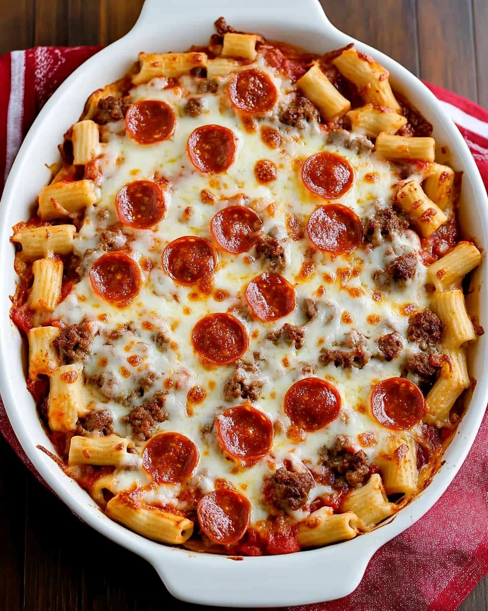 Meat Lover’s Pizza Casserole