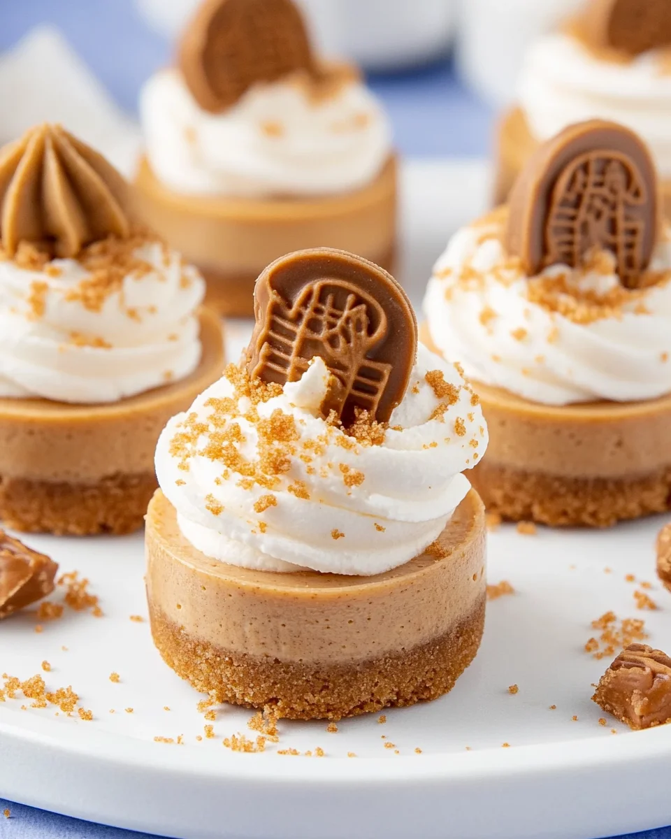 Mini Biscoff Cheesecakes