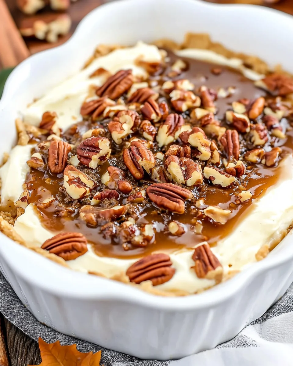 No Bake Pecan Pie Dip