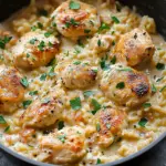 One-Pan Creamy Parmesan Chicken & Rice