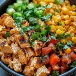 One Pan Chicken Burrito Bowl