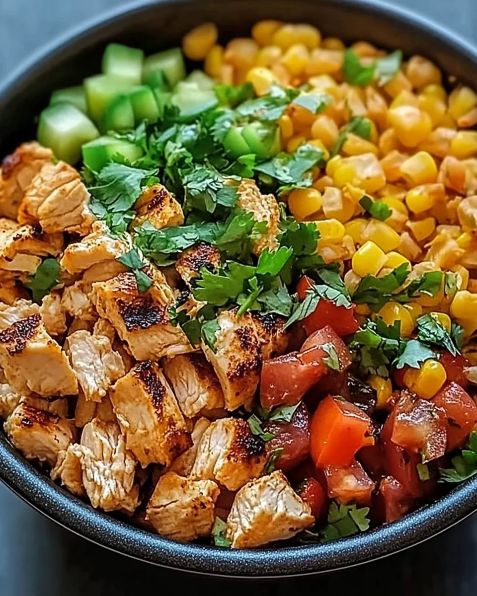 One Pan Chicken Burrito Bowl