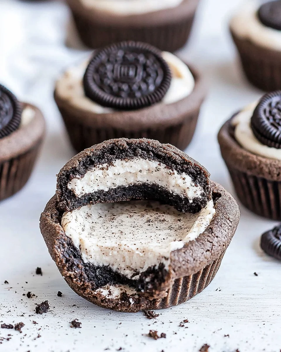 Oreo Cheesecake Cookie Cups