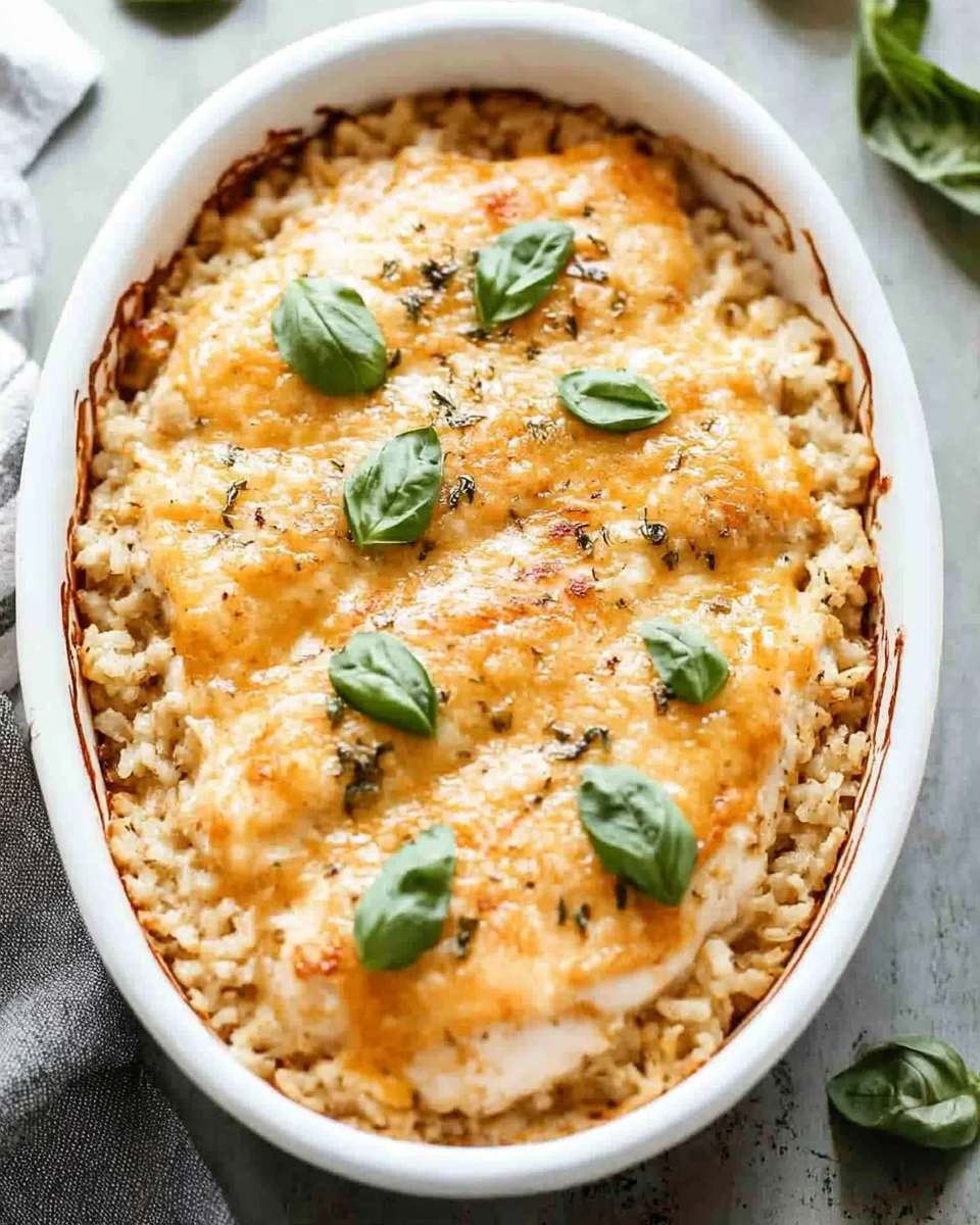 Oven-Baked Chicken and Rice