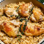 Oven Baked Chicken and Rice