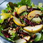 Pear Salad with Balsamic Vinaigrette
