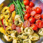 Pesto Chicken Tortellini and Veggies