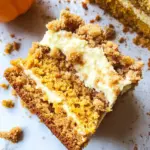Pumpkin Crumb Cake with Cream Cheese Filling