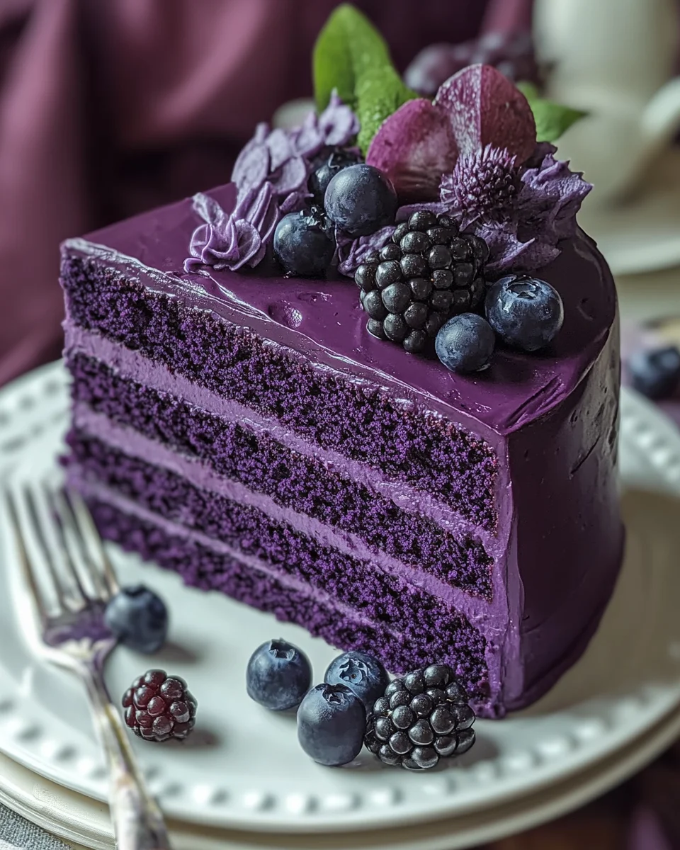 Purple Velvet Cake