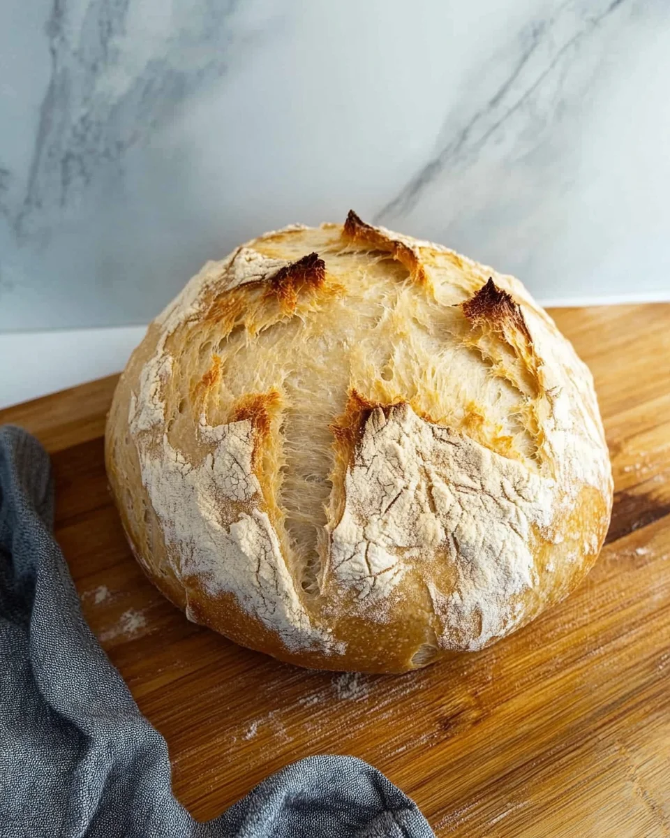 Quick and Easy No-Knead Bread