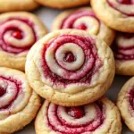 Raspberry Swirl Cookies