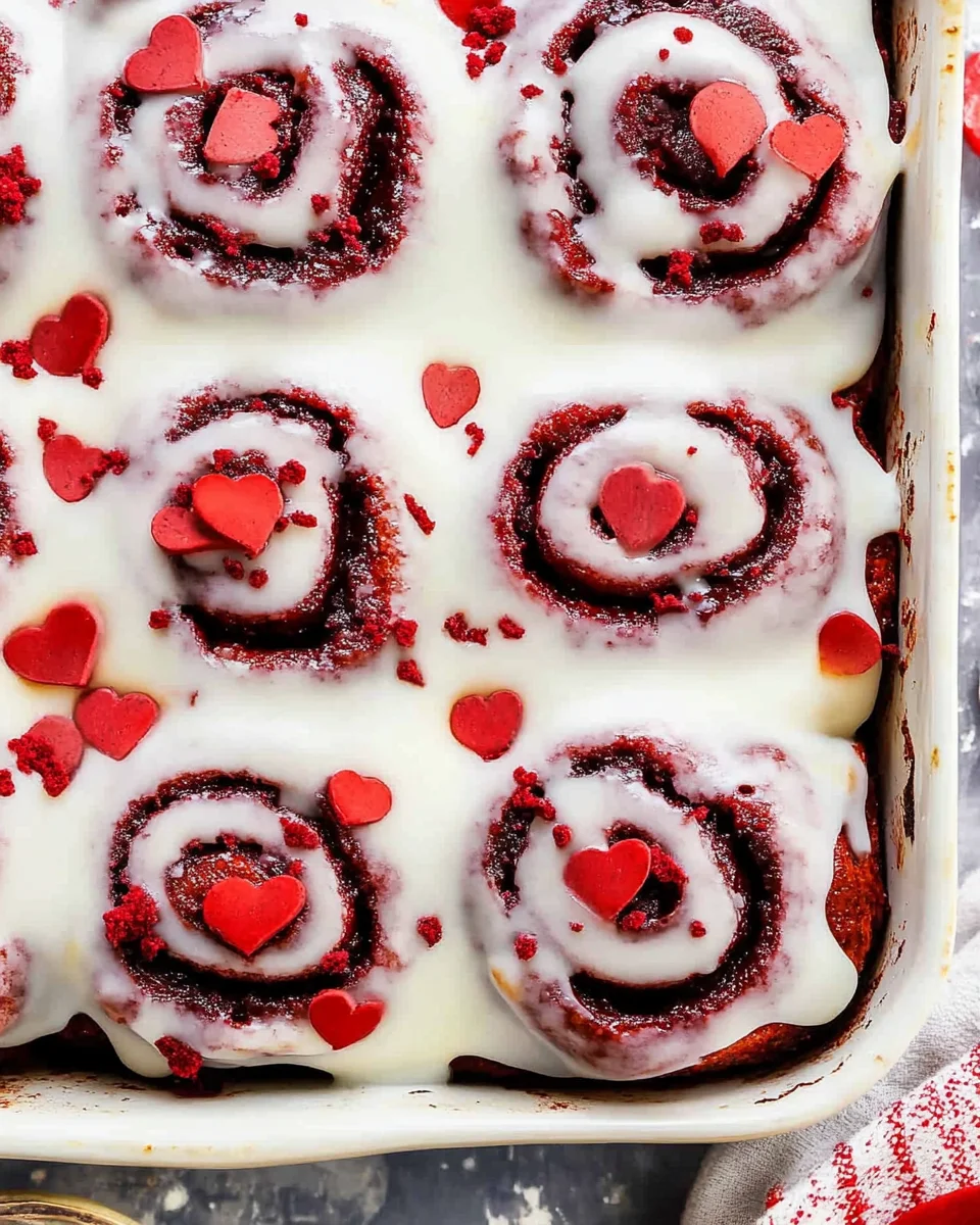Red Velvet Cinnamon Rolls