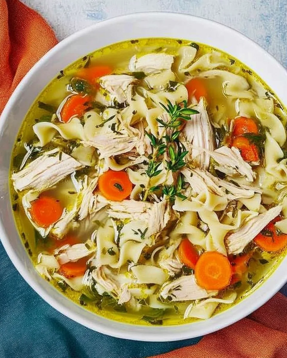 Rotisserie Chicken Noodle Soup