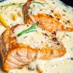 Salmon with Lemon Cream Sauce