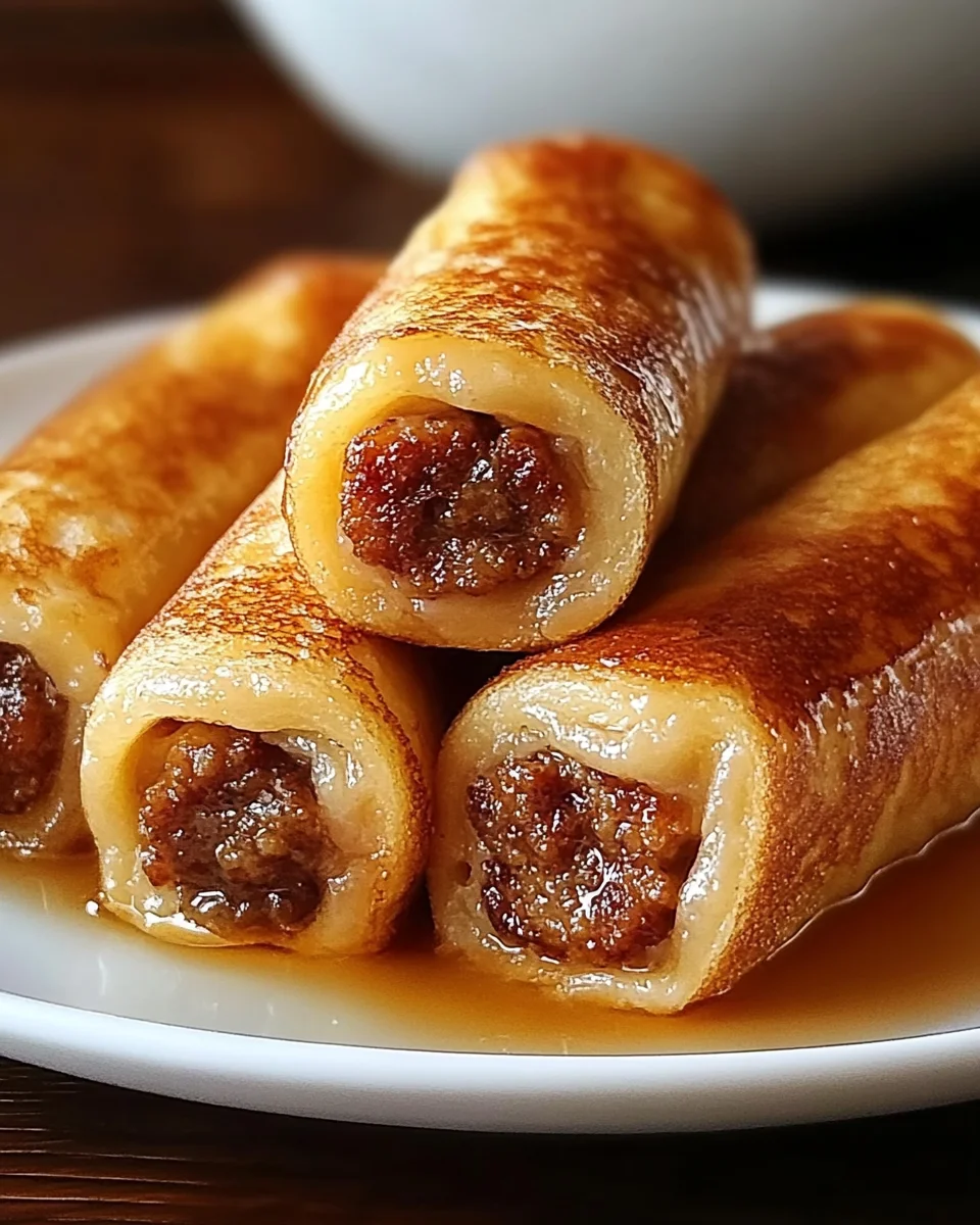 Sausage French Toast Roll-Ups Recipe