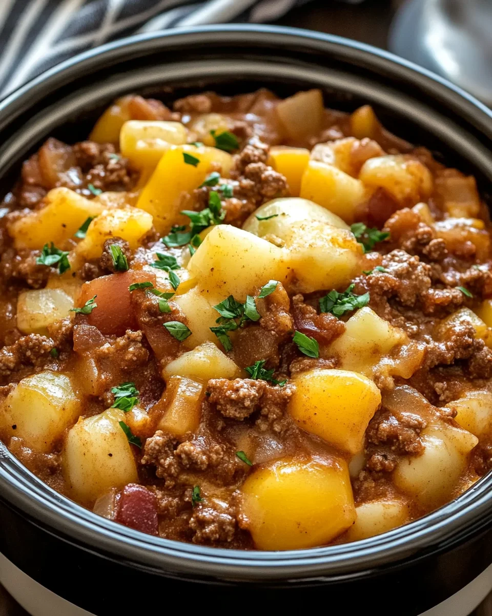 Slow Cooker Cowboy Casserole