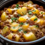 Slow Cooker Cowboy Potato Casserole