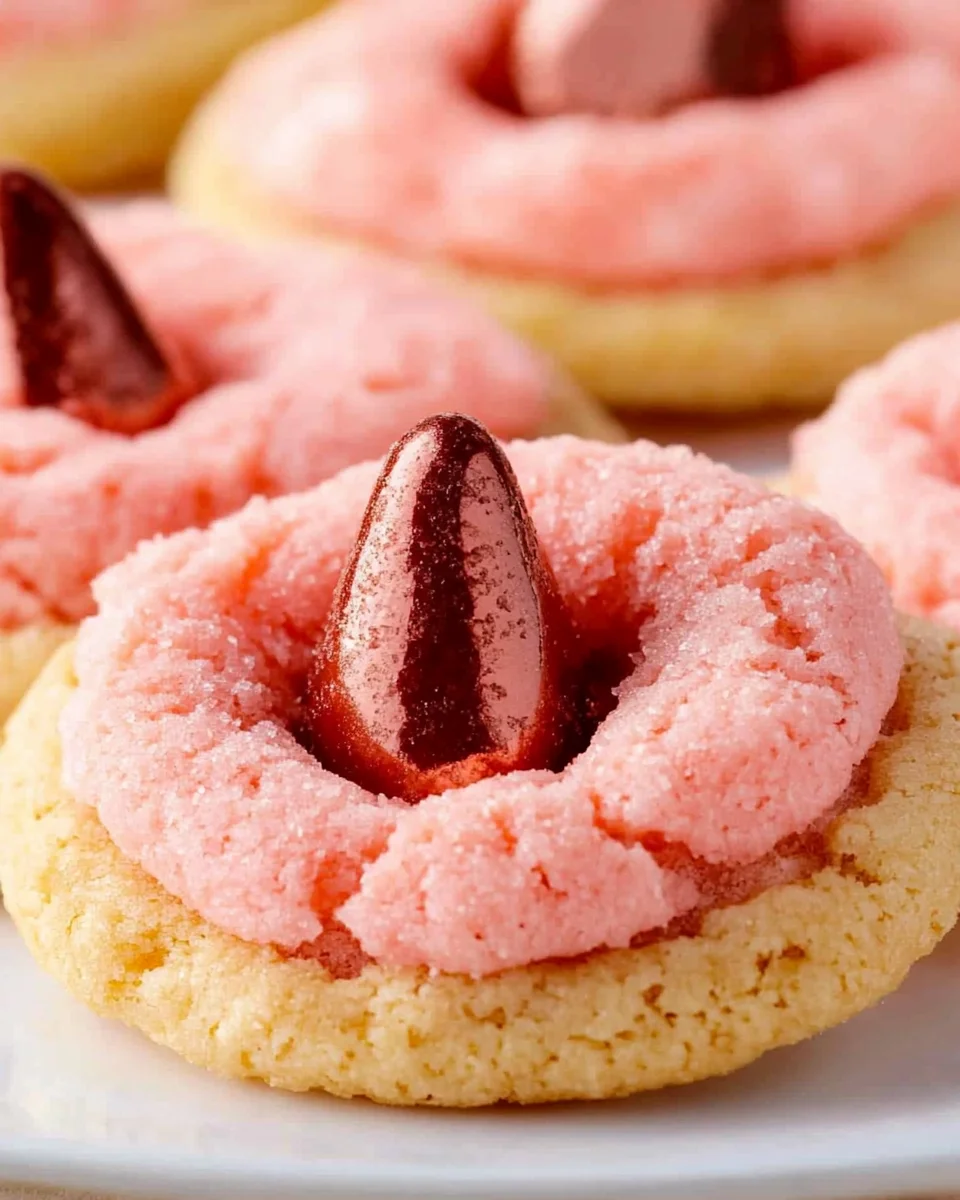 Strawberry Kiss Cookies