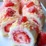 Strawberry Shortcake Cheesecake Rolls