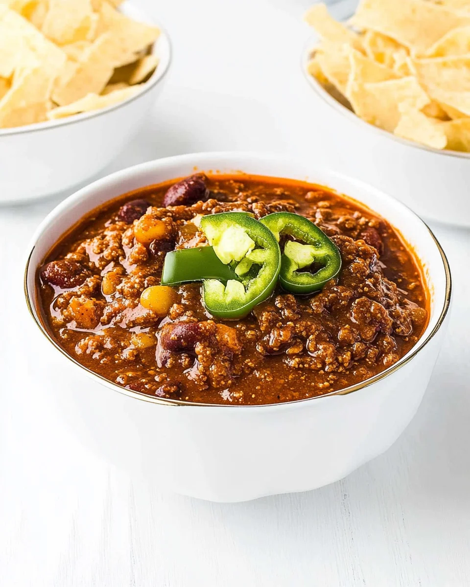 Texas No Beans Chili