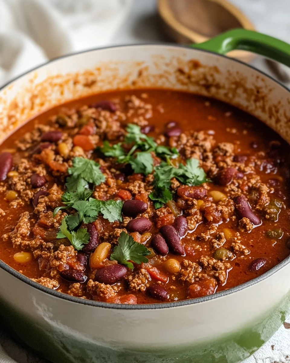 The Best Homemade Stovetop Chili