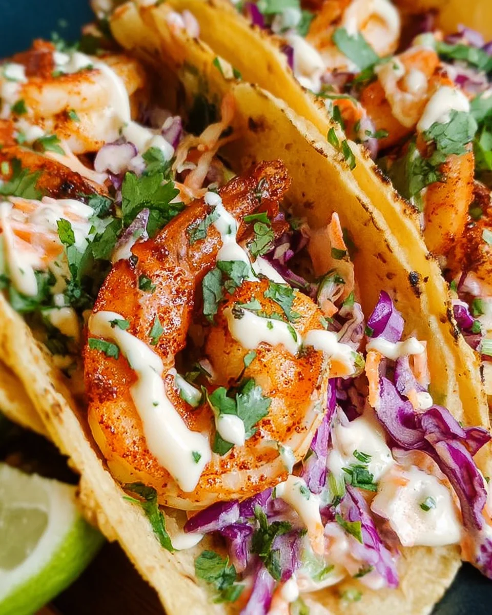 15 Minute Easy Shrimp Tacos Recipe