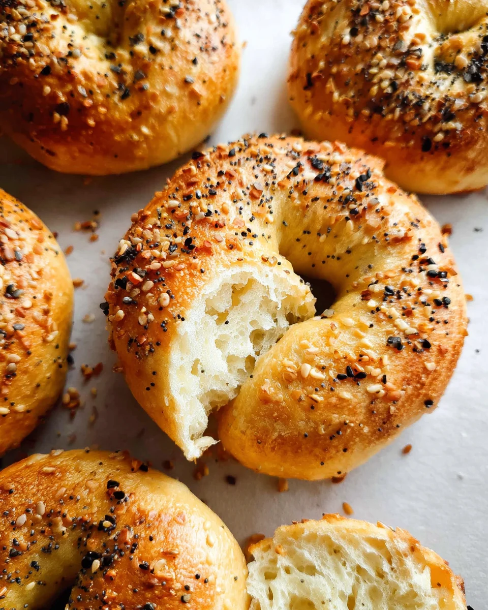3 Ingredient Air Fryer Bagels