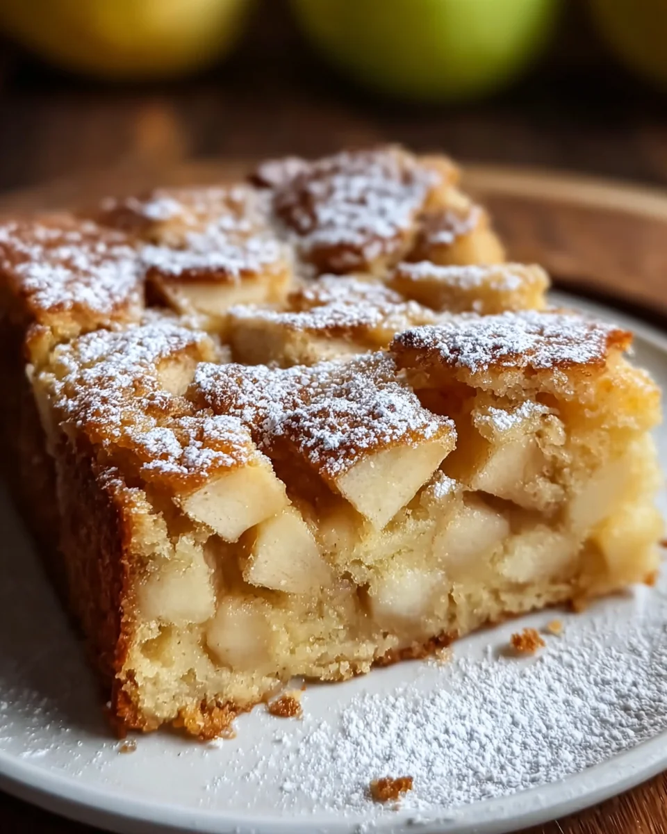 3 Ingredient Apple Cake