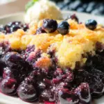 4 Ingredient Blueberry Cobbler