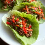 Asian Style Ground Beef Lettuce Wraps 20 Asian Style Ground Beef Lettuce Wraps