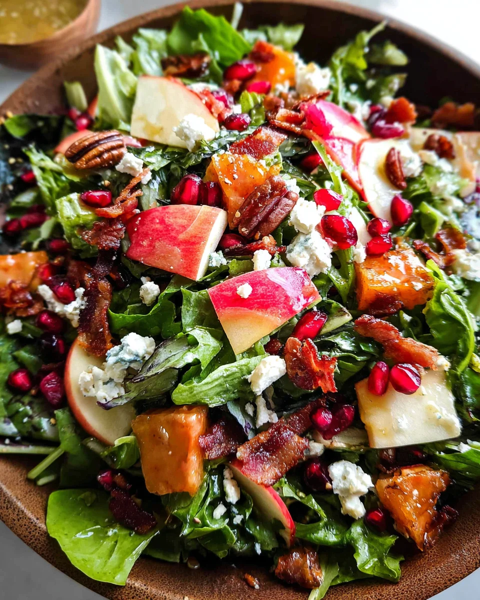 Autumn Salad with Apple Cider Vinaigrette 22 Autumn