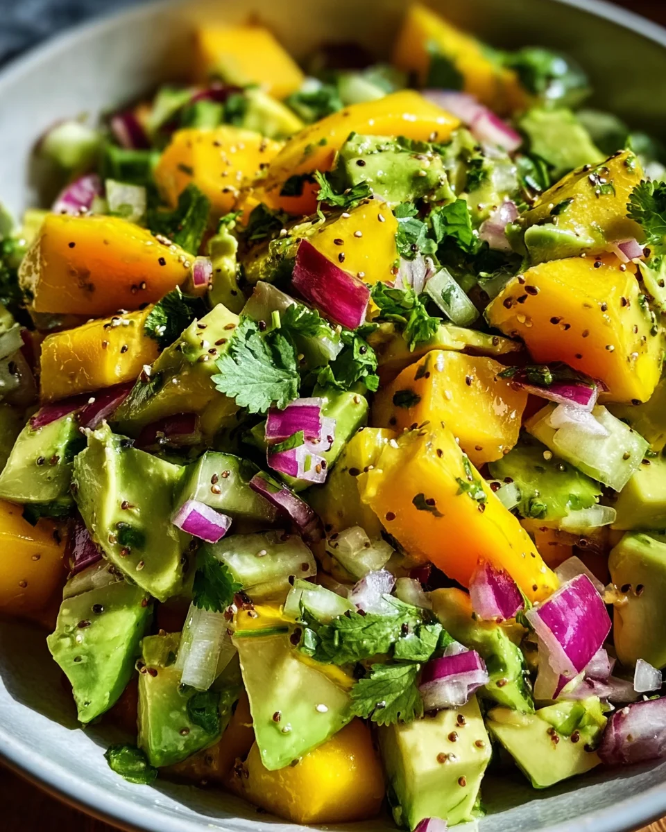 Avocado Mango Salad