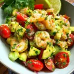 Avocado Salsa Shrimp Salad