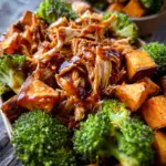 BBQ Chicken & Roasted Sweet Potato Bowls