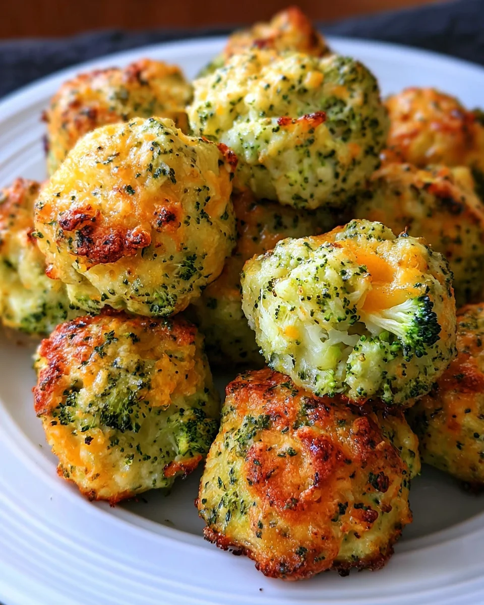 Baked Broccoli Cheese Balls