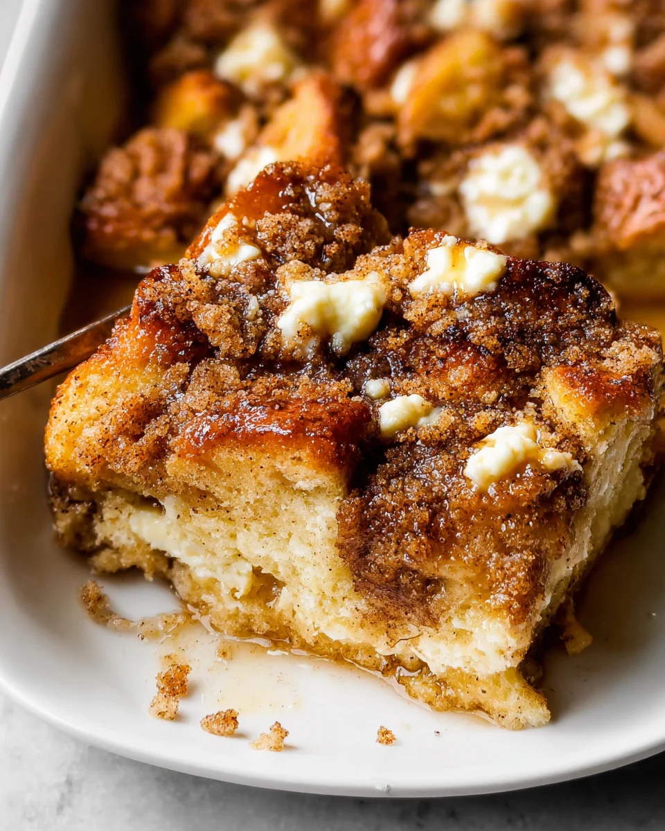 Baked Cream Cheese French Toast Casserole