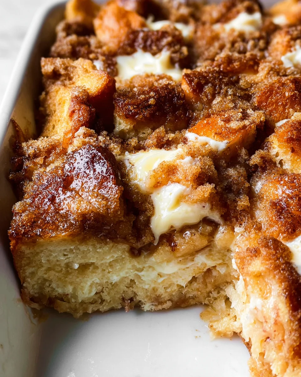 Baked Cream Cheese French Toast Casserole 31 Baked