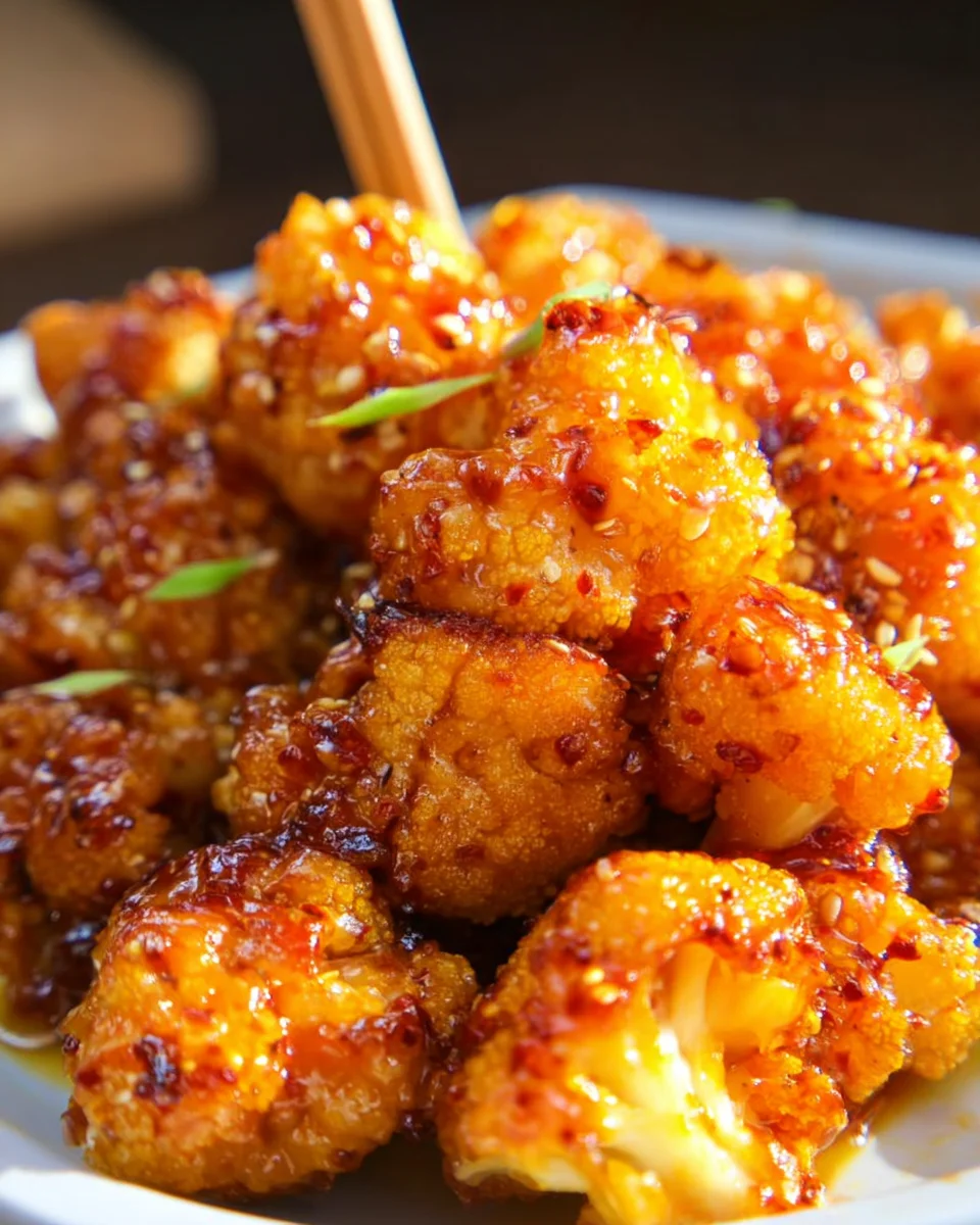 Baked Orange Cauliflower