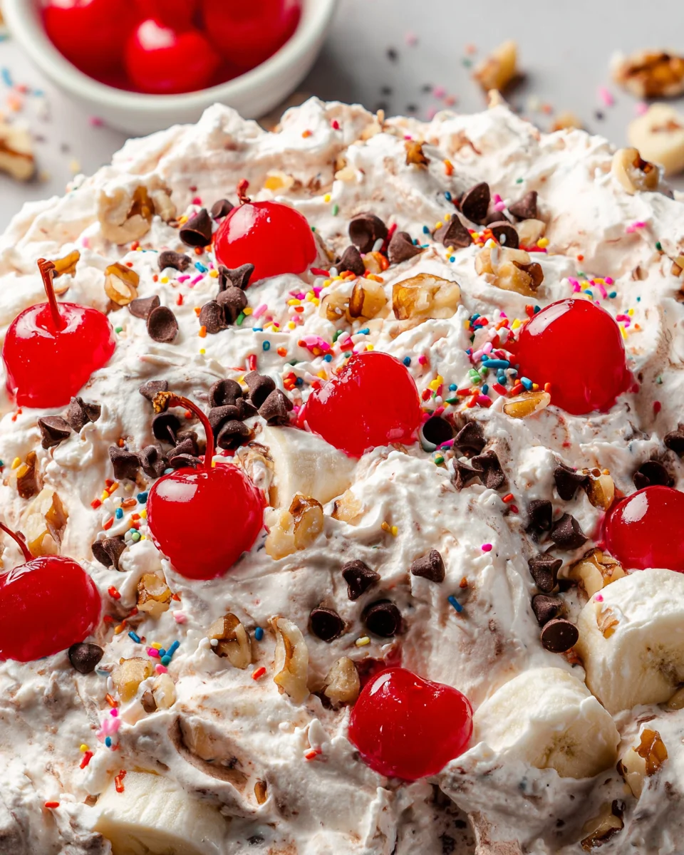 Banana Split Fluff Salad