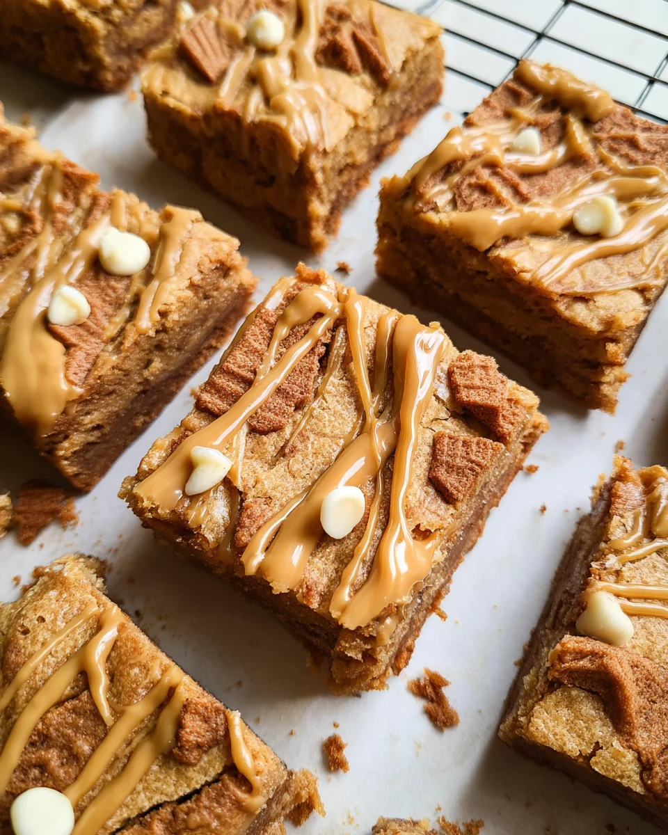 Biscoff Blondies
