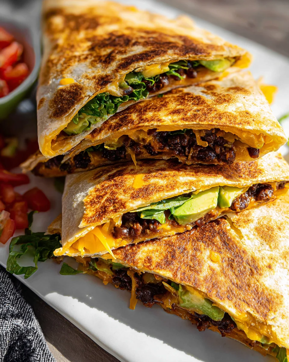 Black Bean Crunch Wrap 31 Black